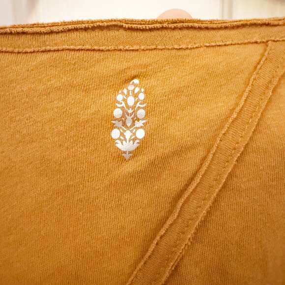 🆕  NWOT Free People FP Movement | Backstage Solid Long Sleeve in Burnt Gold | M - Picture 8 of 10